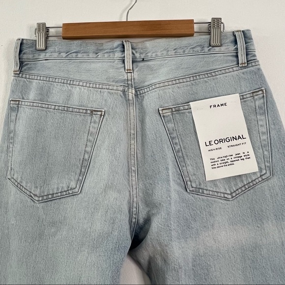 FRAME Le Original Distressed High Waisted Jeans - Picture 9 of 12